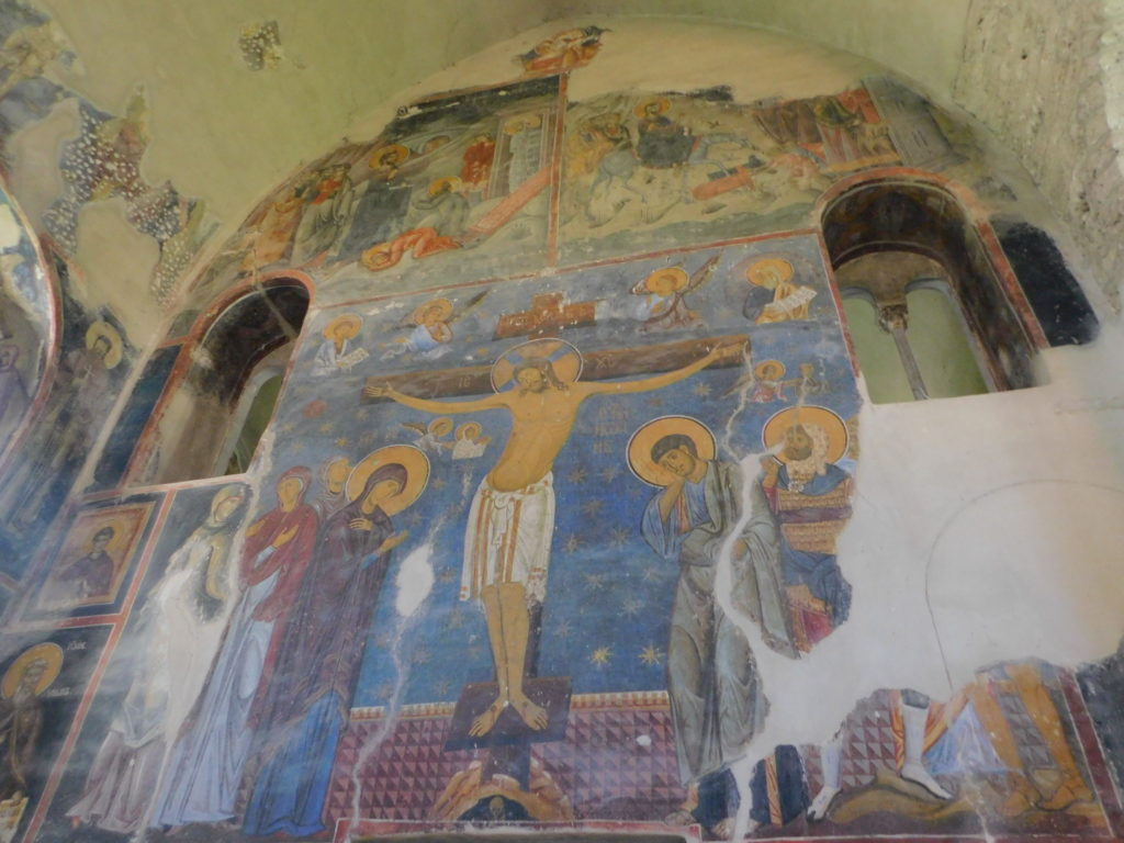 Freska iz 12. veka oslikana vizantijskom plavom